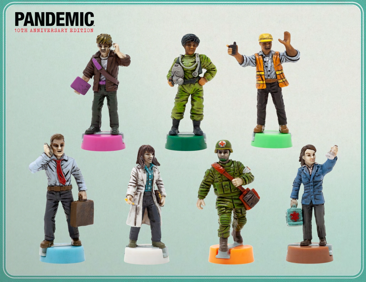 Pandemic 10th Anniversary: Pomalowane figurki