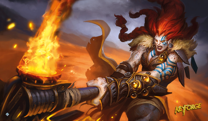 KeyForge: Brute Force Playmat