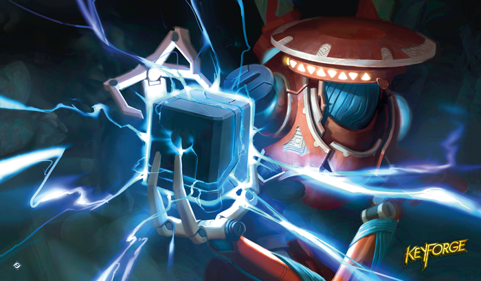 KeyForge: Positron Bolt Playmat