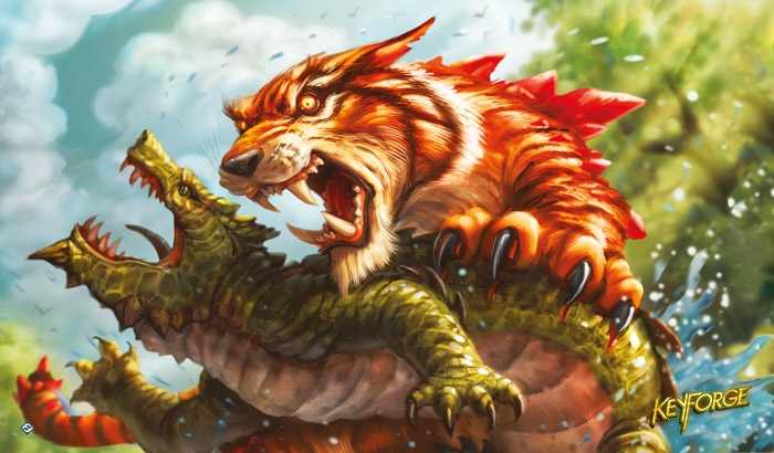KeyForge: Mighty Tiger Playmat