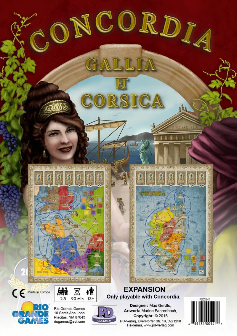 Concordia: Gallia i Corsica