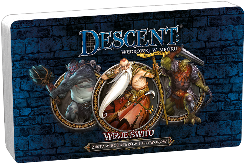 Descent: Wędrówki w Mroku - Wizje Świtu - Zestaw Bohaterów i Potworów